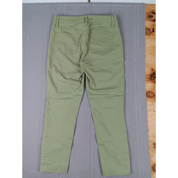 Talbots Flawless Jeans Womens 4 30X27 Light Lime Green Skinny Stretch 5 Pocket - Picture 7 of 12